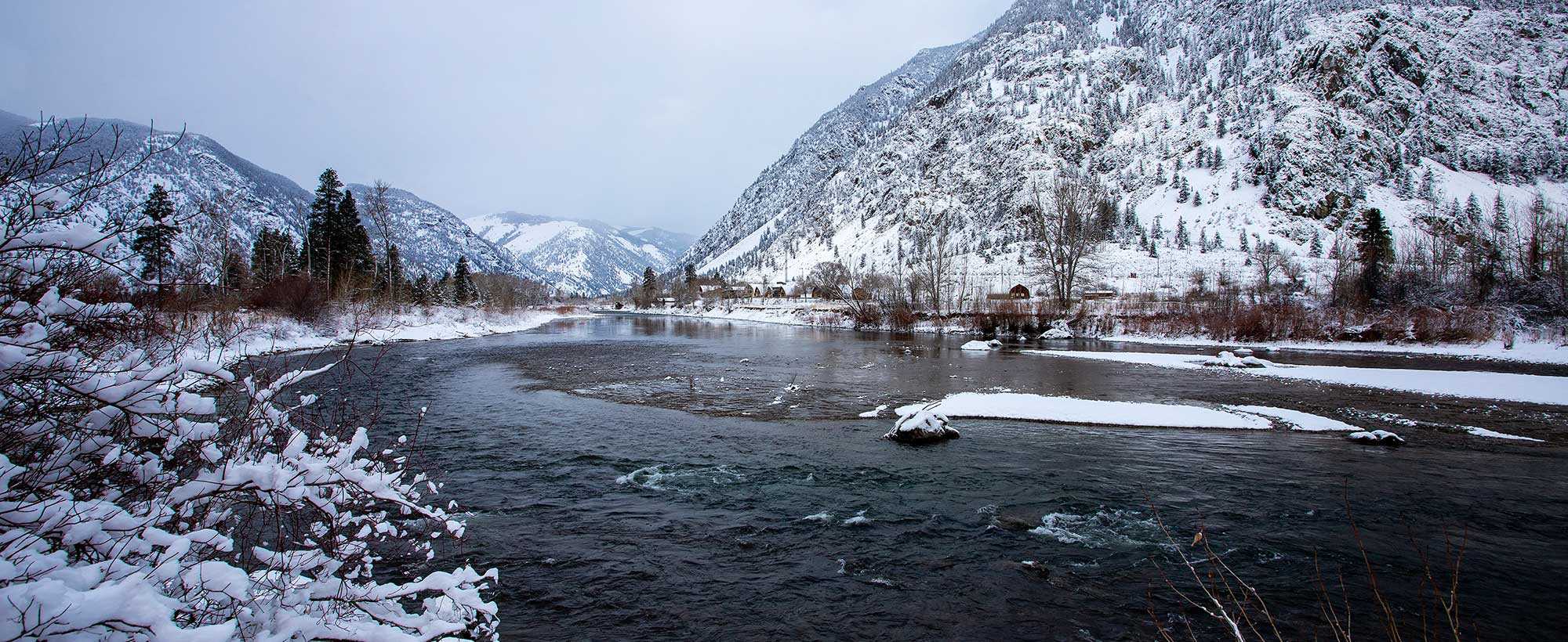 Similkameen River in winter