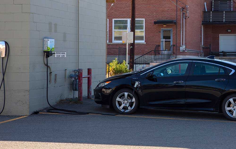 EV charging station, Princeton
