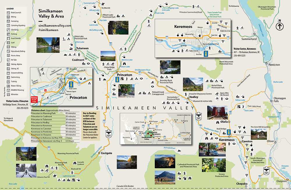 Similkameen Valley map