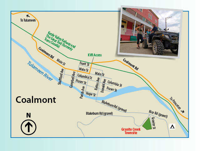 Coalmont map