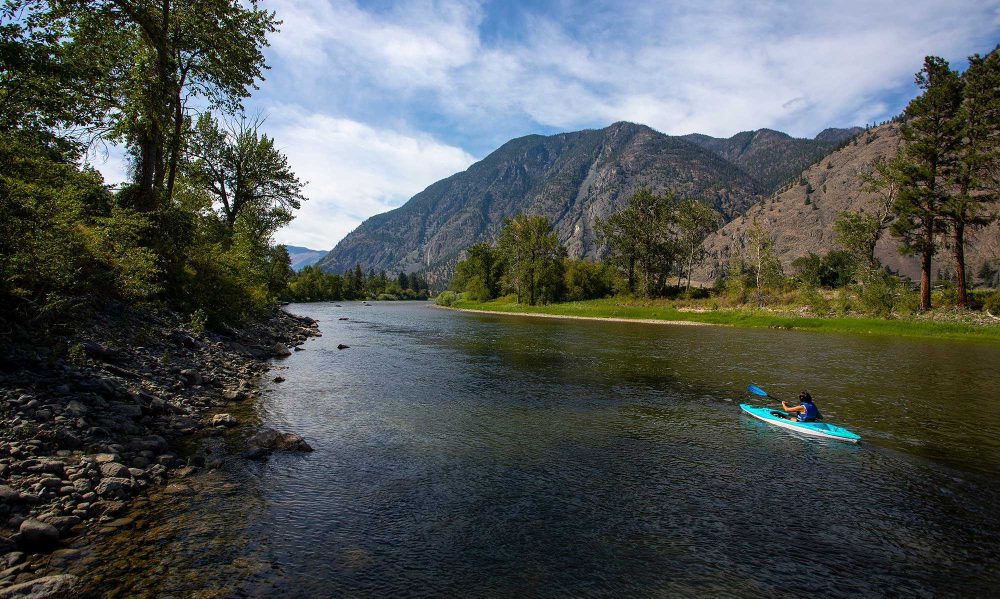 Kayaking near Keremeos