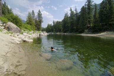 Our Story - swimming in the Similkameen